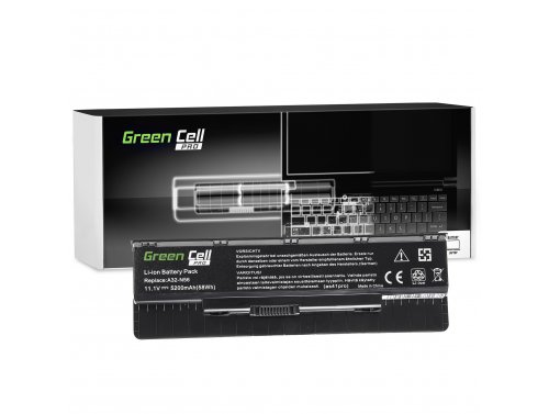 Green Cell PRO Battery A32-N56 for Asus N56 N56JR N56V N56VB N56VJ N56VM N56VZ N76 N76V N76VB N76VJ N76VZ N46 N46JV G56JR