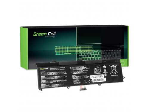 Green Cell Battery C21-X202 for Asus X201 X201E VivoBook X202 X202E F201 F201E F202 F202E Q200 Q200E S200 S200E