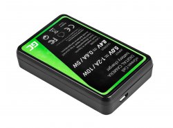 Camera Battery Charger DE-A83 Green Cell ® for Panasonic DMW-MBM9, Lumix DMC-FZ70, DMC-FZ60, DMC-FZ100, DMC-FZ40