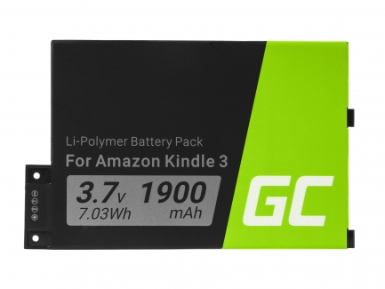 Battery For Amazon Kindle Iii Wi Fi 3g Graphite E Book 1900mah