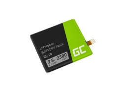 Battery Green Cell BL-T9 EAC62078701 for LG Google Nexus 5 D820 D821 3.8V 2300mAh