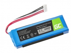 Green Cell Battery GSP1029102A for portable Bluetooth Speaker JBL Charge 3 Charge III 2016 Version, Li-Polymer 3.7V 6000mAh