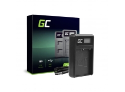 Camera Battery Charger BCH-1 Green Cell ® for Olympus BLH-1, OM-D E-M1 Mark II, Grip HLD-9