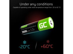 Green Cell 4x AA HR6 2600mAh Battery