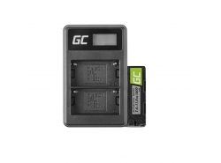 Green Cell ® Battery NP-500 and Charger BC-V615 for Sony A58, A57, A65, A77, A99, A900, A700, A580