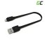 Cable Lightning 25cm Green Cell Matte with fast charging for Apple iPhone
