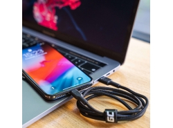 Green Cell Stream USB-C - Lightning cable 100cm with Pover Delivery support (Apple MFi certified)