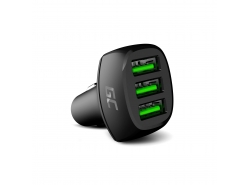 Green Cell GC PowerRide 54W 3xUSB 18W Car Charger with Ultra Charge fast charging technology