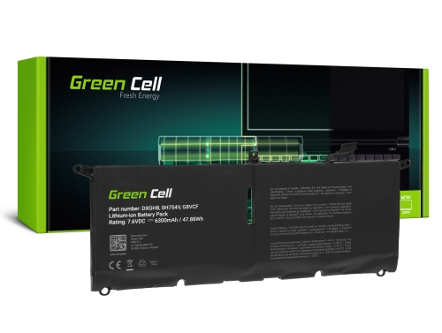Green Cell Battery DXGH8 for Dell XPS 13 9370 9380 Dell Inspiron 13 3301 5390 7390 Dell Vostro 13 5390