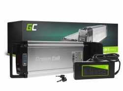 Green Cell E-bike Battery 36V 12Ah 432Wh Rear Rack Ebike 4 Pin with Charger