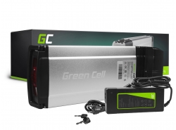 Green Cell E-bike Battery 36V 12Ah 432Wh Rear Rack Ebike 4 Pin with Charger