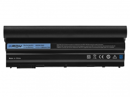 Laptop Battery Rdy T54fj For Dell Capacity 6600mah