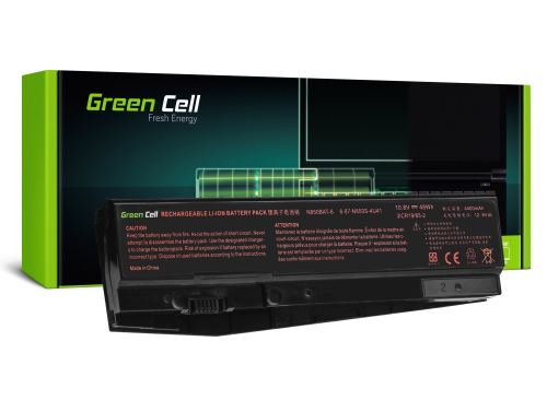 Green Cell Battery N850BAT-6 for Clevo N850 N855 N857 N870 N871 N875, Hyperbook N85 N85S N87 N87S