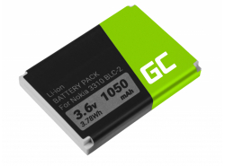 Battery Green Cell BLC-1 BLC-2 for Nokia 3310 3330 3410 3510 3510i 5510 6010 6650 6800 6810 3.6V 1050mAh
