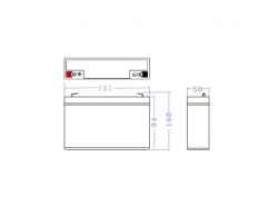 Green Cell ® Gel Battery AGM 6V 12Ah