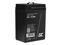 Green Cell ® Gel Batterie AGM 6V 4.5Ah