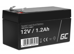 Green Cell ® Gel Battery AGM VRLA 12V 1.2Ah