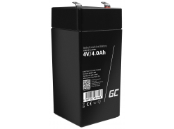 AGM Battery Lead Acid 4V 4Ah Maintenance-free for cash registers and scales