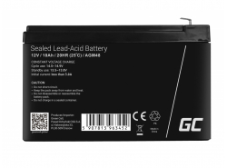 AGM Battery Lead Acid 12V 10Ah Maintenance Free Green Cell for photovoltaic and echo sounder