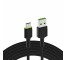 Green Cell GC Ray USB cable - USB-C 120cm, green LED, ultra Charge fast charging, QC 3.0