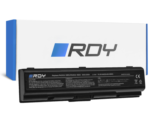 RDY Laptop Battery PA3534U-1BRS for Toshiba Satellite A200 A205 A300 A300D A350 A500 A505 L200 L300 L300D L305 L450 L500