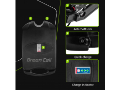 Accumulator Battery Green Cell Frog 36V 11.6Ah 418Wh for Electric Bike E-Bike Pedelec