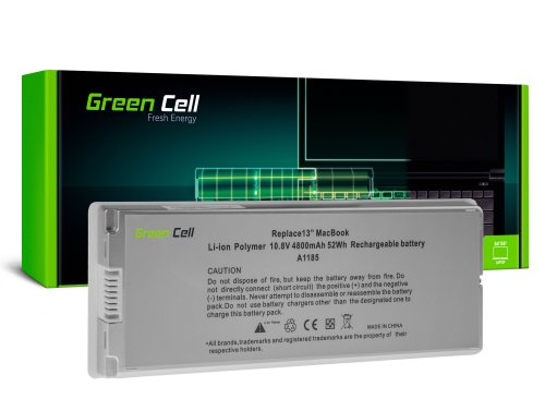 Green Cell A1185 battery for Apple MacBook 13 A1181 (2006, 2007, 2008, 2009)