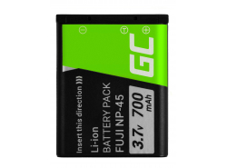 Battery Green Cell ® NP-45A NP-45 for cameras Fujifilm FinePix L50 J25 J30 XP60 XP70 Z10fd Z30 Z35 Z37 Z71 Z81 3.7V 700mAh
