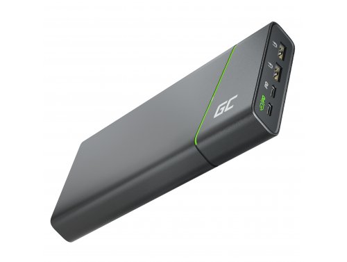Power Bank Green Cell GC PowerPlay Ultra 26800mAh 128W 4-port for laptop, MacBook, iPad, iPhone, Nintendo Switch and more