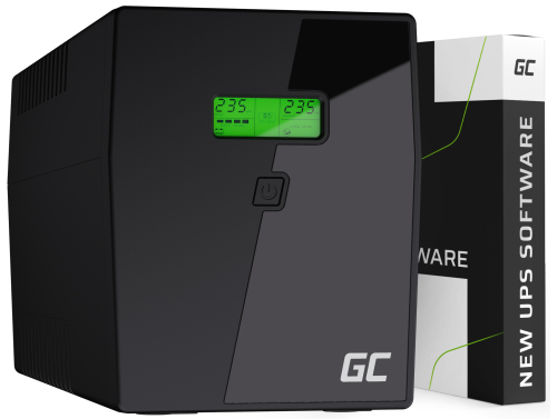 Green Cell Uninterruptible Power Supply UPS 2000VA 1200W with LCD Display + New App