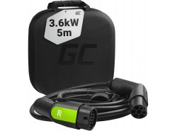 Cable Green Cell GC Type 2 3.7kW 16.4 ft for charging EV / PHEV