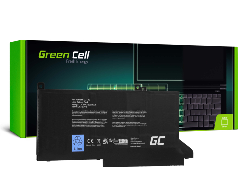 Green Cell Battery DJ1J0 for Dell Latitude 7280 7290 7380 7390 7480 7490