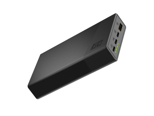 Green Cell GC PowerPlay 20S Power Bank 20000mAh 22.5W PD USB C with Fast Charging Portable Phone Charger for iPhone 15 14 13 12