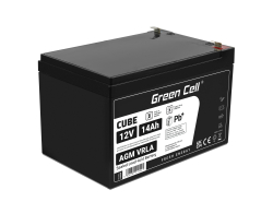 Green Cell® AGM 12V 14Ah VRLA Battery deep cycle toys for kids alarm systems for toy vehicles toy car