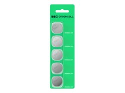 5x lithium battery CR2025 CR 2025 3V 160mAh Greencell button cell Blister