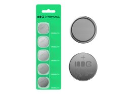 5x lithium battery CR2025 CR 2025 3V 160mAh Greencell button cell Blister