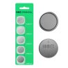 5x lithium battery CR1620 CR 1620 3V 70mAh Greencell button cell Blister
