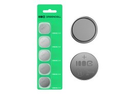 Greencell Blister 5x lithium battery CR2032 3V 220mAh button cell for key, watch, remote, scale